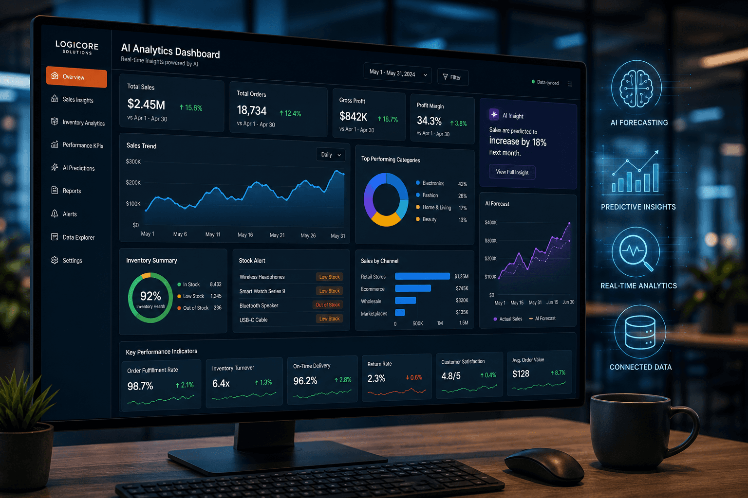 AI Analytics Dashboard
