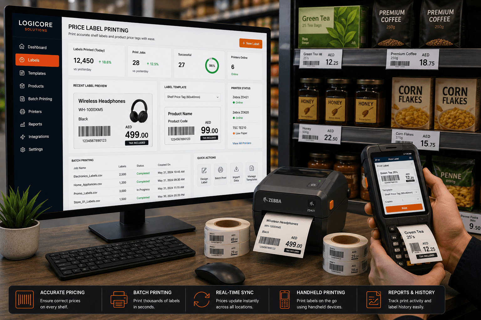 Price Label Printing System